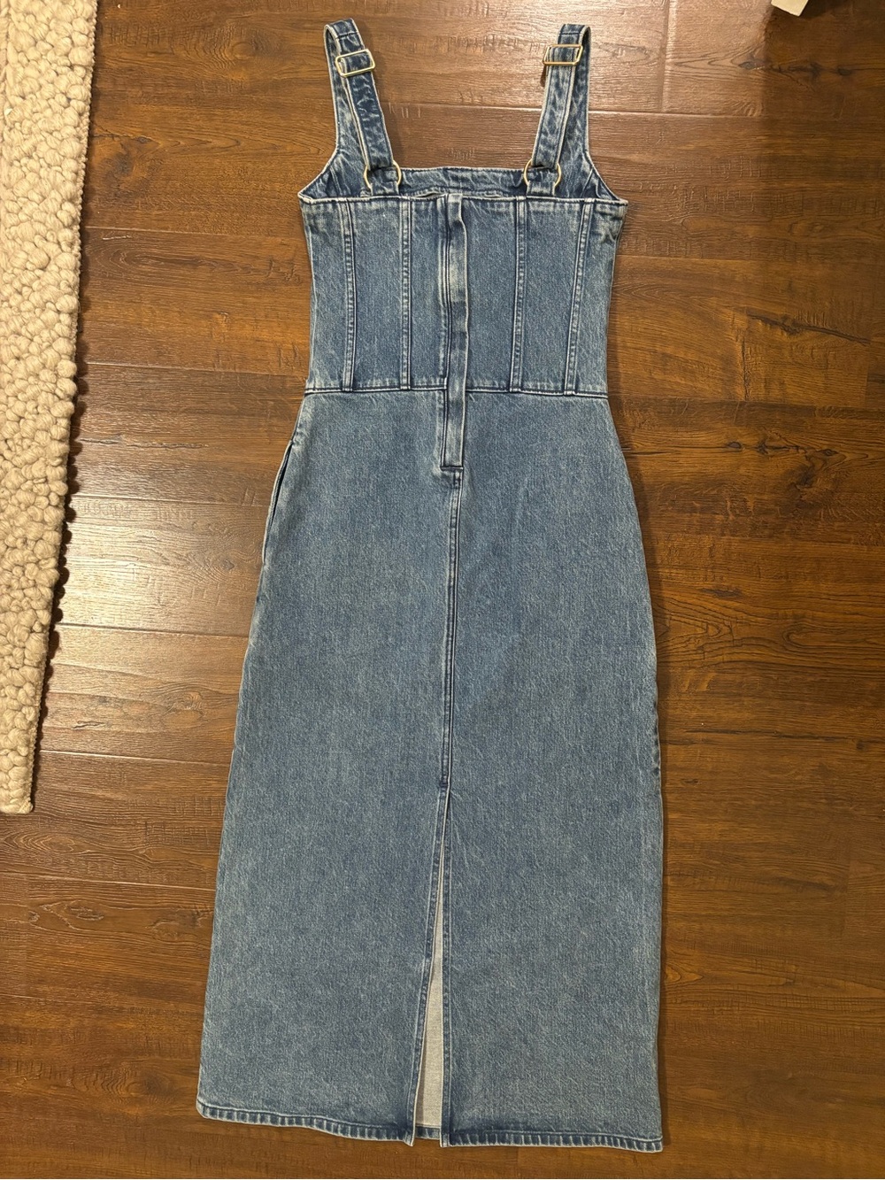 Show Me Your MuMu Denim Midi Dress - Picture 6 of 7